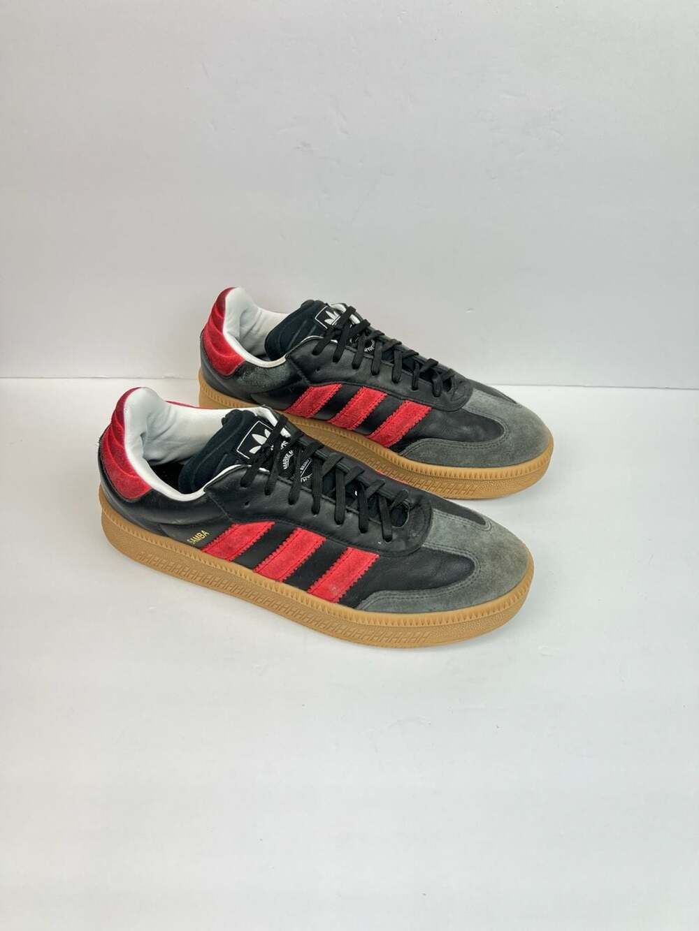 Adidas Samba XLG Core Black Better Scarlet Gum Sneakers IE9178 Size 9